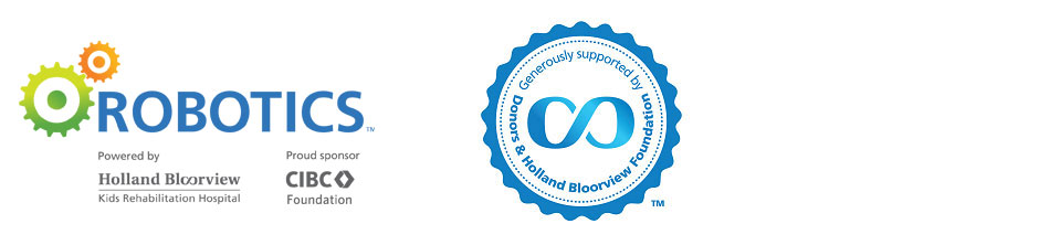 Robotics and sponsorship logos