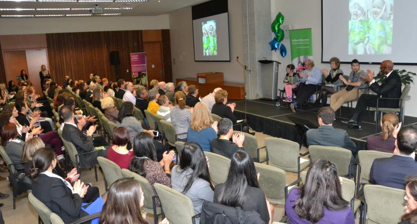 View of the audience and panel at the 2016 BRI Symposium