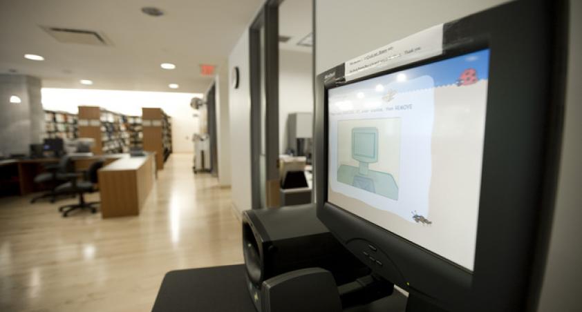 Internet and library searching service