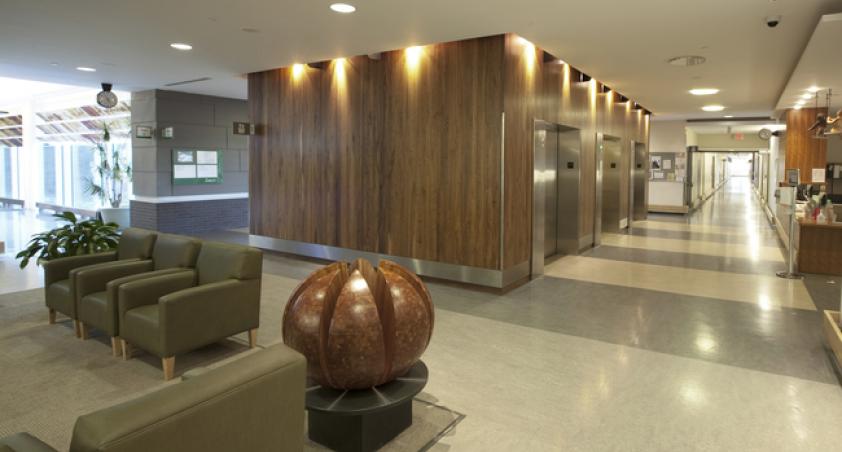 Exit on the second floor