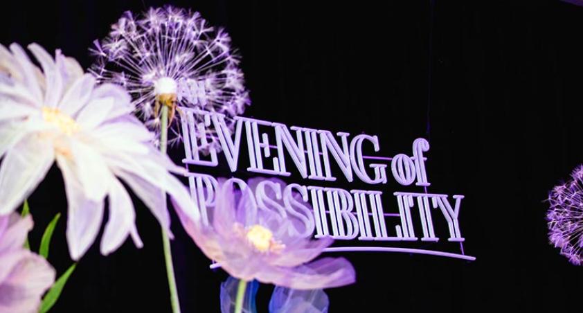 Evening of Possibility sign