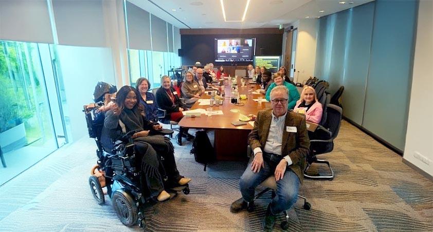 Members of the National Disability Initiative Working Group at their inaugural meeting on February 21, 2025