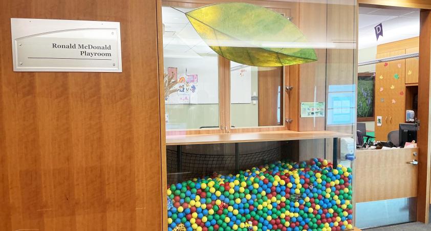 Ronald McDonald Playroom entrance