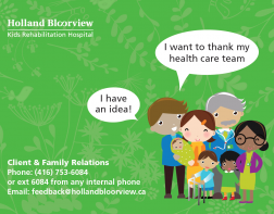 front of green postcard