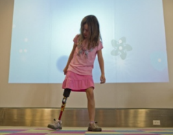 Children interacting with Screenplay at Holland Bloorview