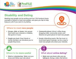 Disability and dating handout