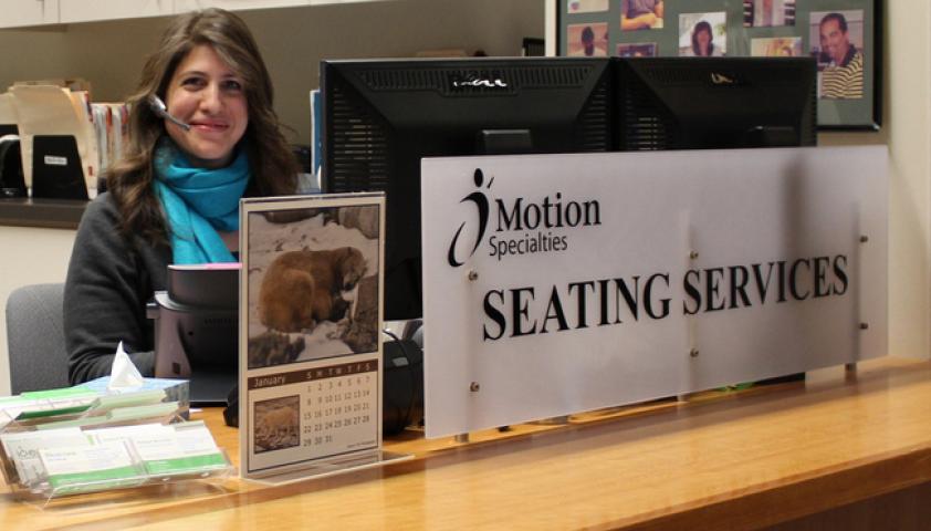 Check-in for your appointment at the reception desk