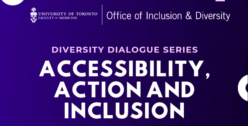 Diversity Dialogue Series - Accessibility, Action and Inclusion Panel 