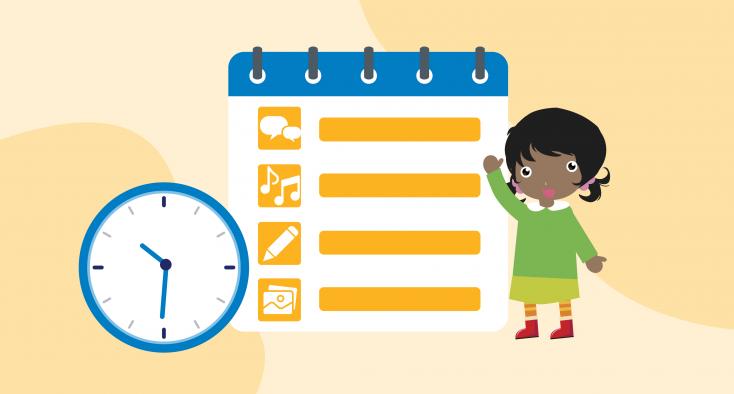 Family Tipsheet: Sample Daily Learning Schedule