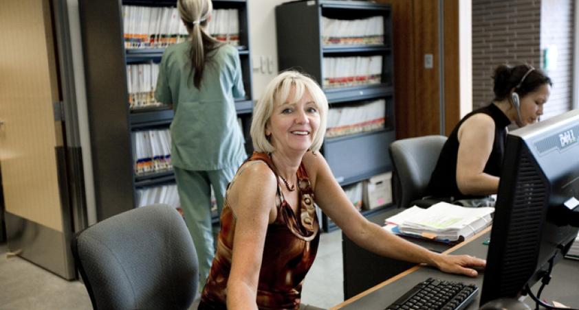 Check-in with the reception desk prior to your appointment