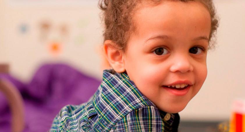 boy smiling