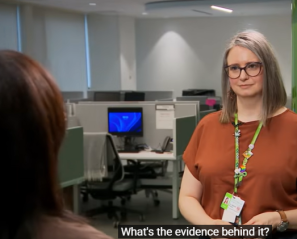 Dr. Melanie Penner speaks to Asha Tomlinson, host of CBC Marketplace