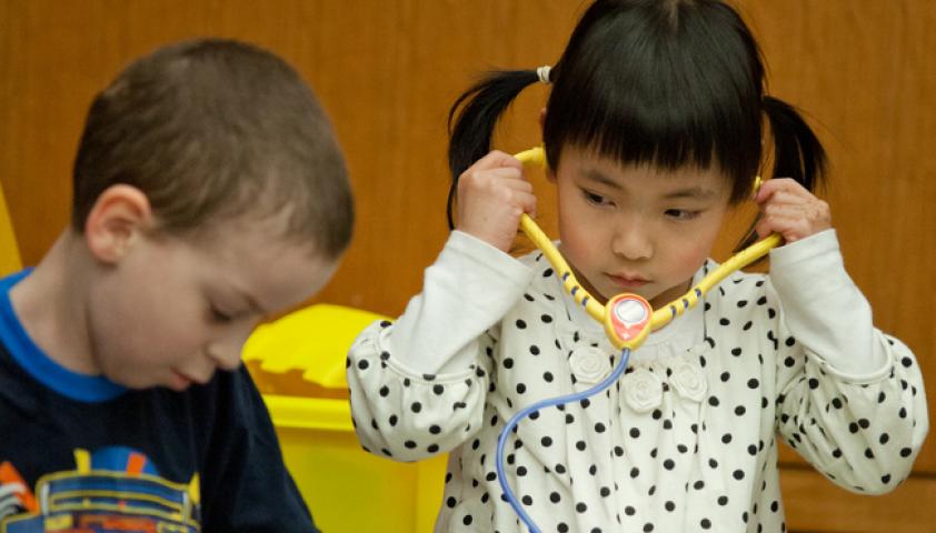 Parents have free time so they can attend meetings while their children are cared for