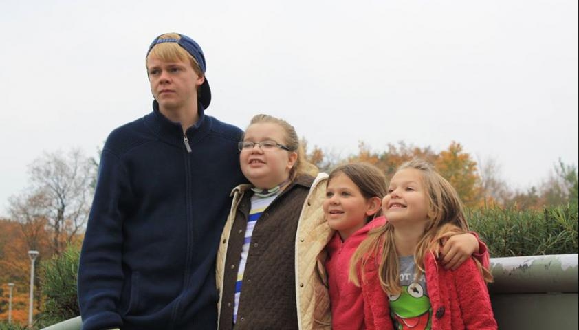 All of Christine's kids.