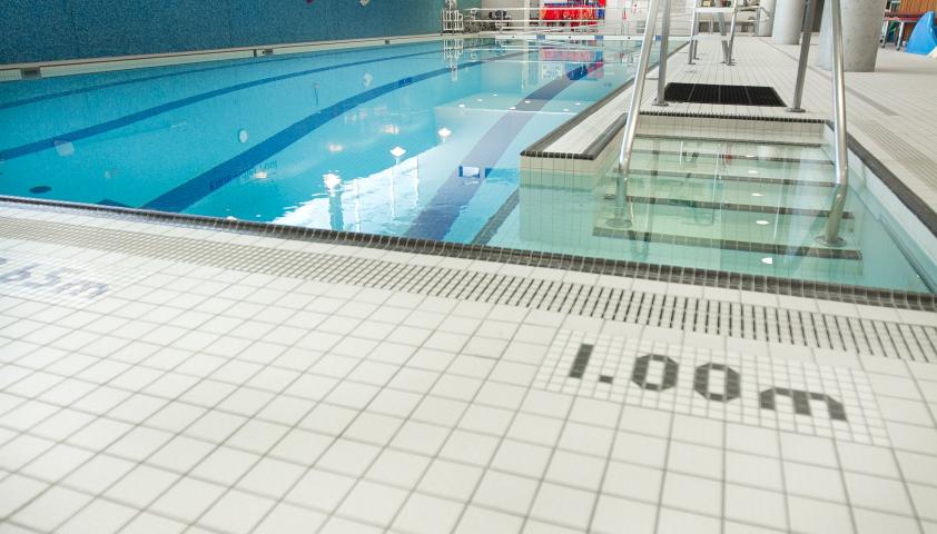 The hospital's swimming pool