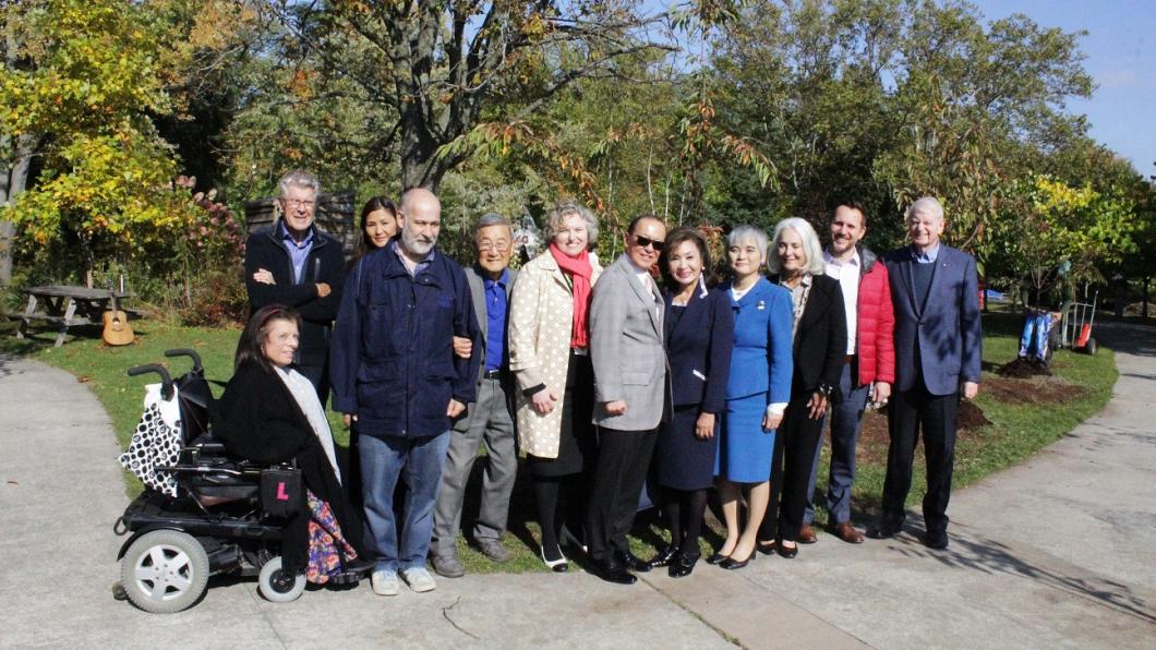 Tree planting group on October 15